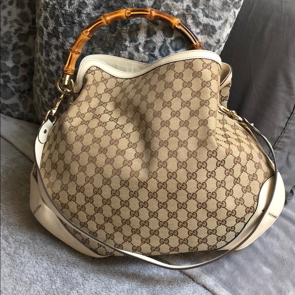 Gucci Handbags - Gucci Peggy Large Bamboo Top Handle Bag